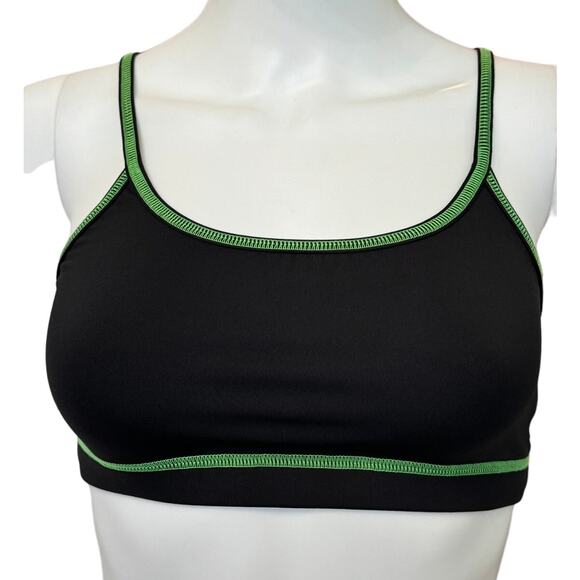 New ~ TWENTY Montréal ~ Flowetry Spaghetti Straps Sports Bra Size S - Picture 4 of 9